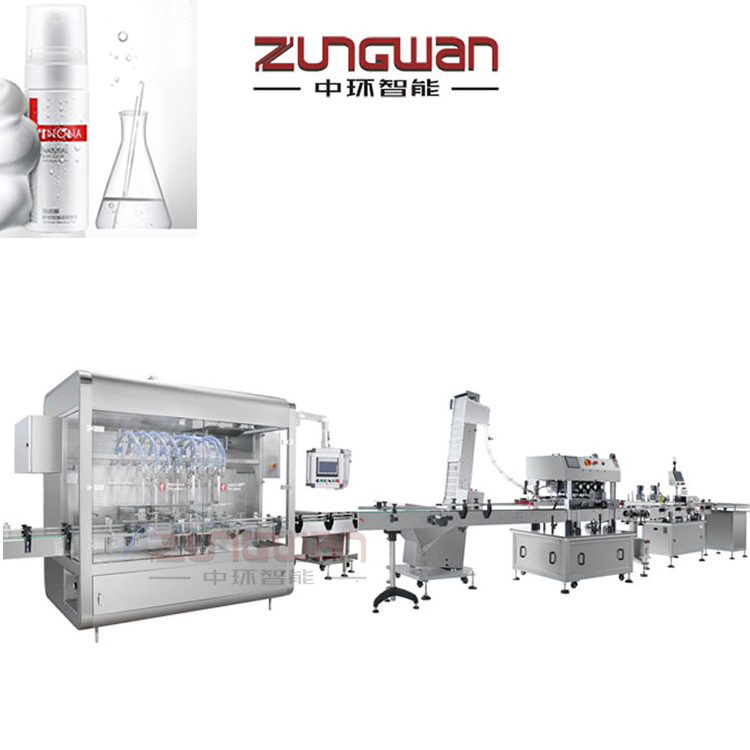 灌裝機，旋蓋機，貼標機，灌裝生產(chǎn)線，中環(huán)灌裝封尾機 